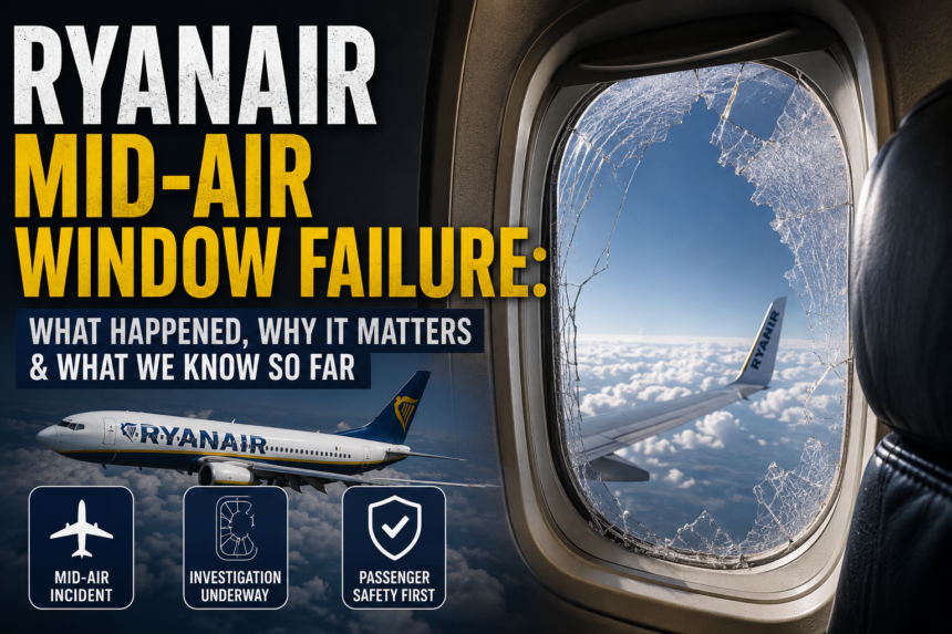Ryanair Mid-Air Window Failure: