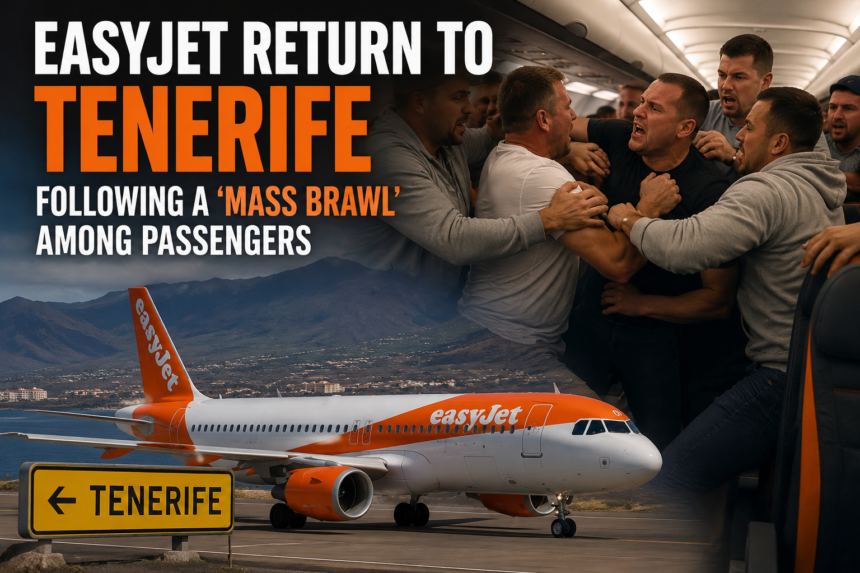 EasyJet flight returns to Tenerife after a mass passenger brawl
