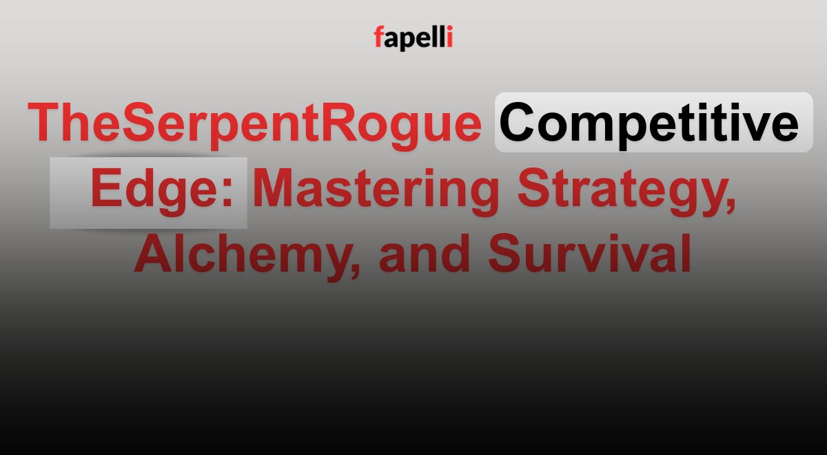 TheSerpentRogue Competitive Edge