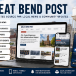Great Bend Post local news website homepage with breaking news updates